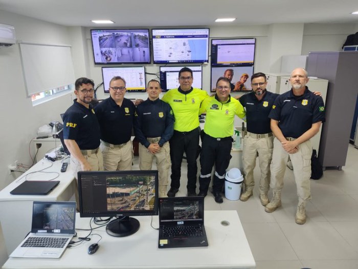 Treinamento de videomonitoramento na Paraíba