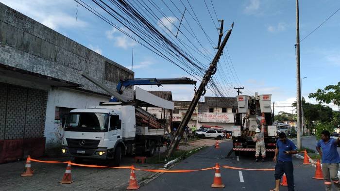 Colisões em postes na Paraíba cresce 12% no primeiro semestre de 2024