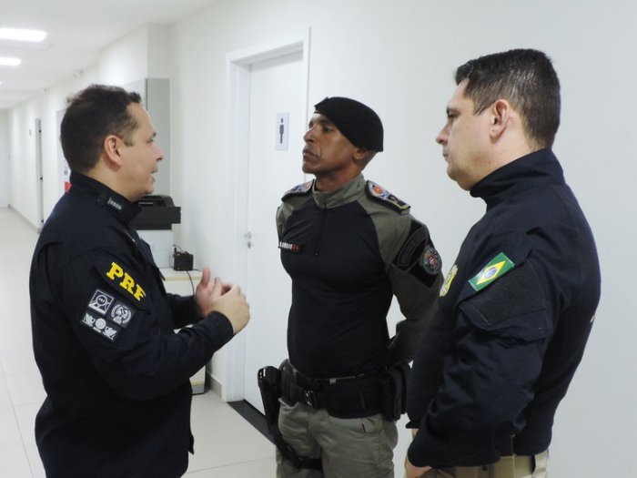 Visita do Comandante-Geral da Polícia Militar da Paraíba na PRF