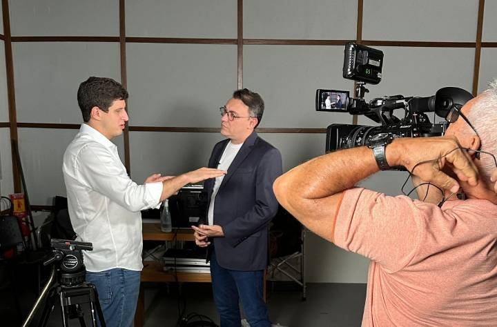 João Câmara na Hora H com Heron Cid na TV Manaira