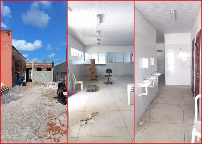 Obras de reforma das cozinhas comunitárias