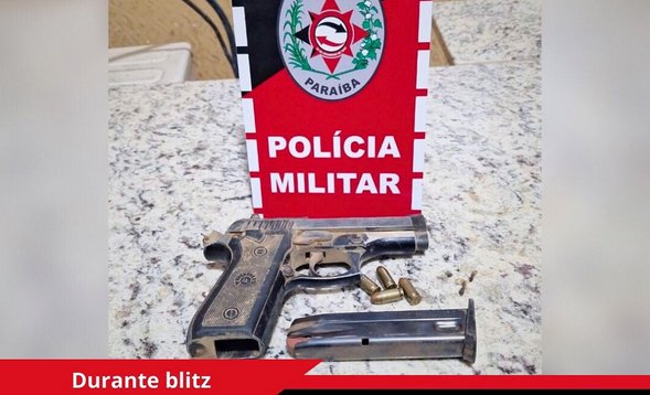 Arma de fogo apreendida em ação da Polícia Militar