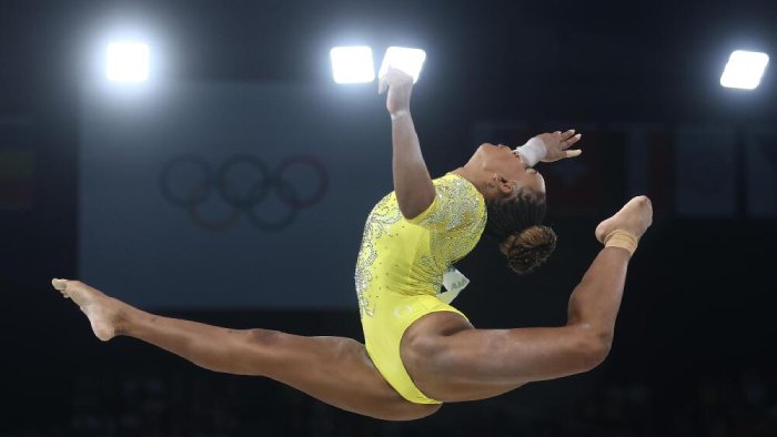 Rebeca Andrade conquistou a medalha de prata