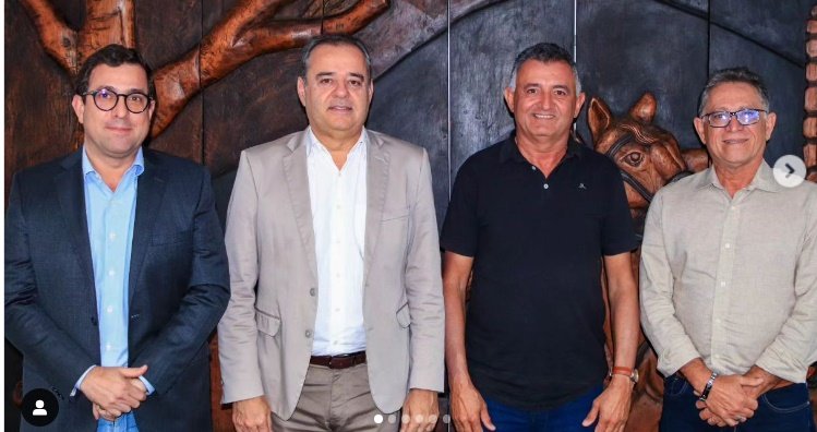 Gervásio Maia, Prefeito Egberto Madruga e Pré-candidato Eymard Pedrosa
