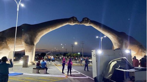 Portal do Vale do Dinossauros em Sousa