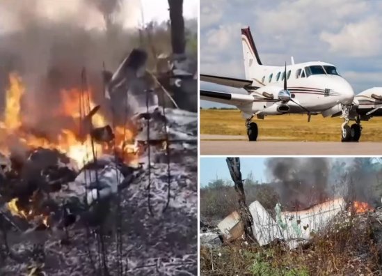 05 mortos em queda de avião no Mato Grosso