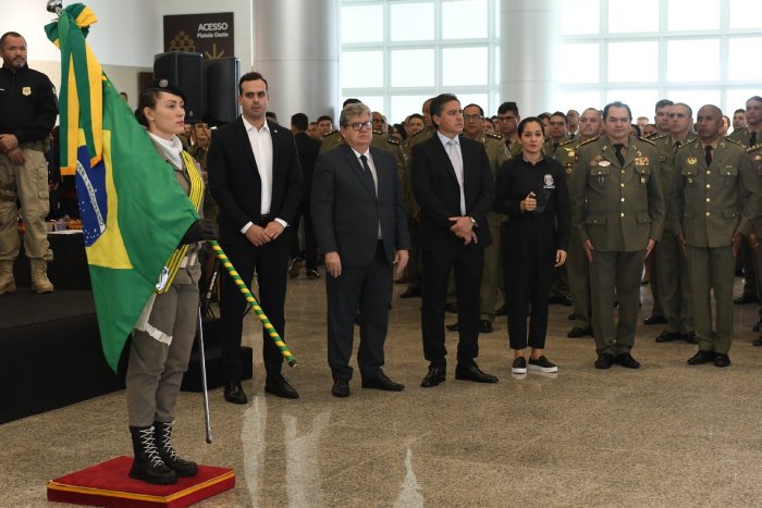 Aula inaugural de concursados da Polícia Militar e Corpo de Bombeiros