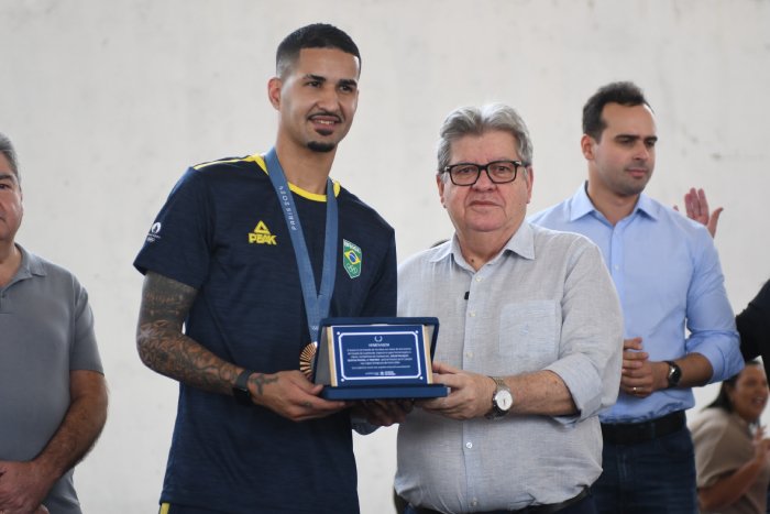 Recepção ao medalhista olímpico Netinho