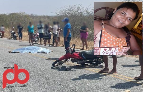 Imagem do acidente com vítima fatal entre Sousa e Lastro 