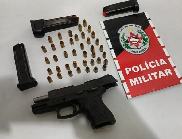 Apreensão de arma de fogo na cidade de Piancó
