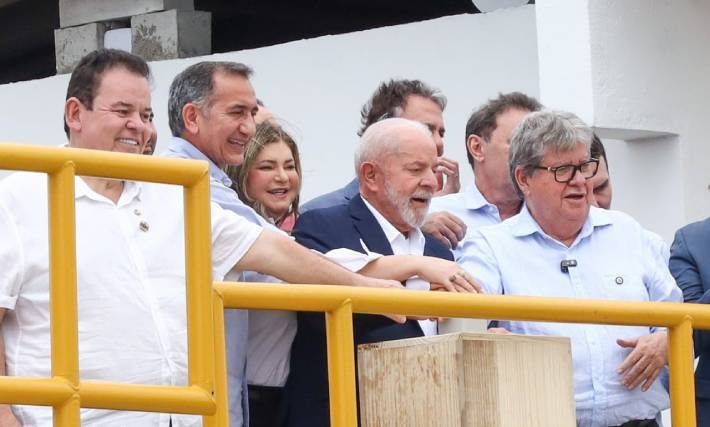 Presidente Lula, e o Governador, João Azevedo