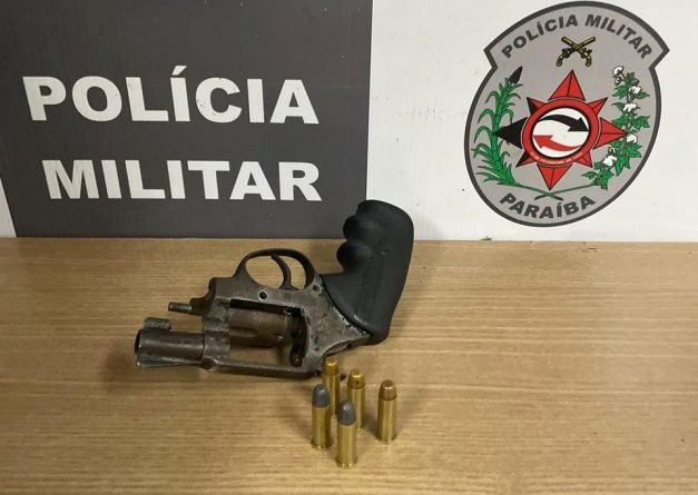 Apreensão de arma de fogo e munições na cidade de Cabedelo