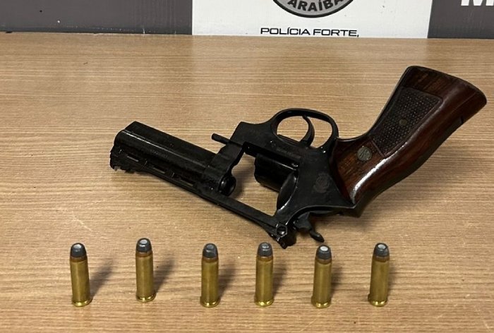 Arma de fogo apreendida em ação da Polícia Militar