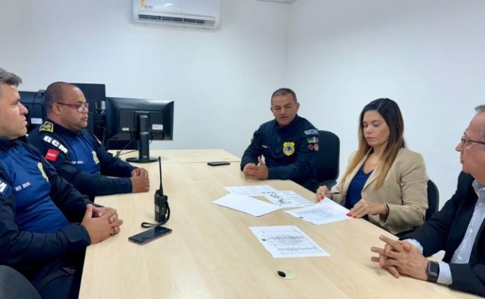 Reunião para obter informações sobre as guardas municipais da PB 