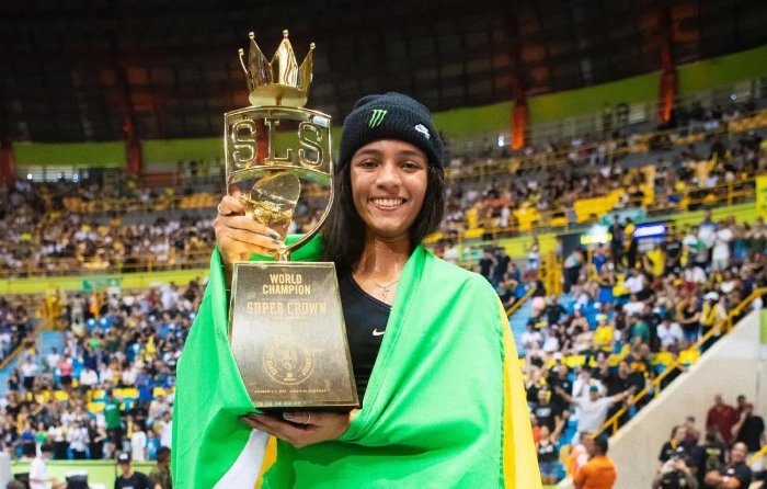 Rayssa Leal é bicampeã mundial de skate street