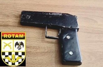Arma apreendida pela polícia militar em Sousa 