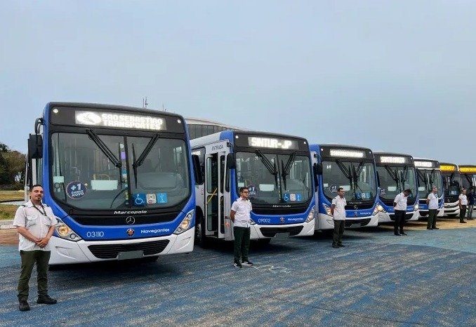 Entrega de mais 12 ônibus novos em João Pessoa