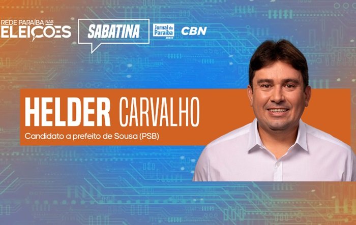 Candidato a prefeito de Sousa, Helder Carvalho (PSB)