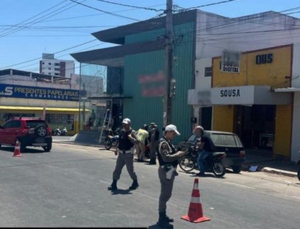 Checkpoint na cidade de Sousa