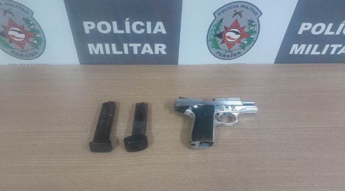 Apreensão de arma de fogo na cidade de Cabedelo