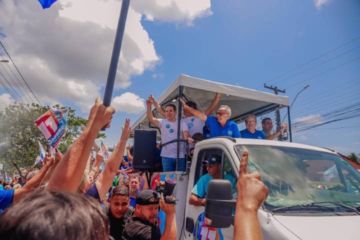 Carreata de Cícero, Leo  e João Azevedo