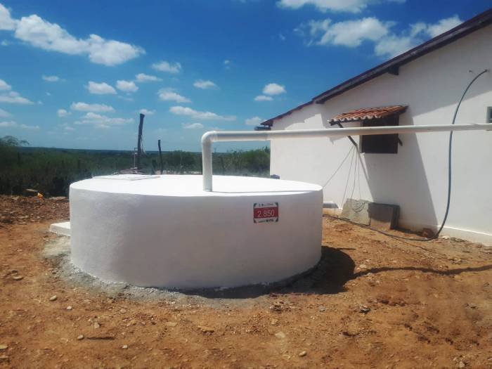 Construção de mais de 2.800 cisternas em 25 municípios