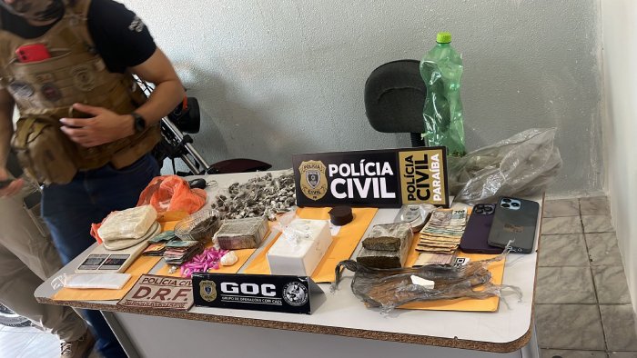 Material ilícito apreendido na Operação Herança deflagrada em Piancó