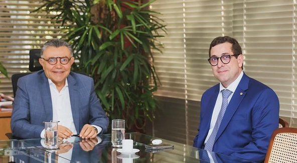 Visita do líder do PSB na Câmara, Gervásio Maia