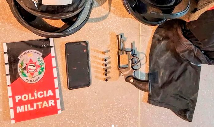 Arma de fogo apreendida em ação da Polícia Militar