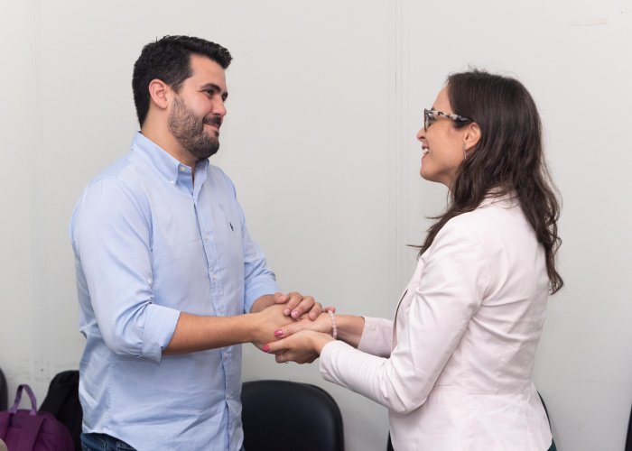Visita da cônsul-geral da Argentina