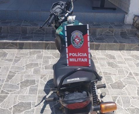 Apreensão de motocicleta com registro de roubo