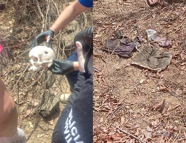 Ossada Humana encontrada na zona rural de São João do Rio do Peixe