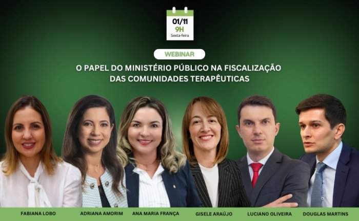 Inscrições para webinar sobre comunidades terapêuticas