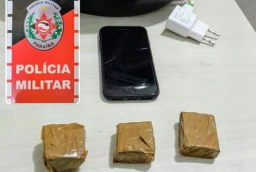 Material ilícito apreendido em ação da PM, no Sertão