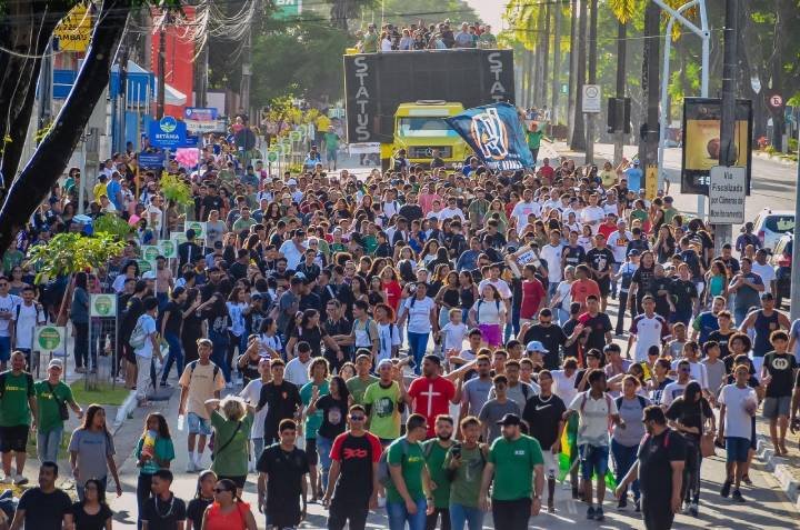Marcha para Jesus no Centro de João Pessoa