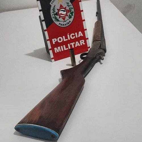 Arma de fogo apreendida em ação da Polícia Militar
