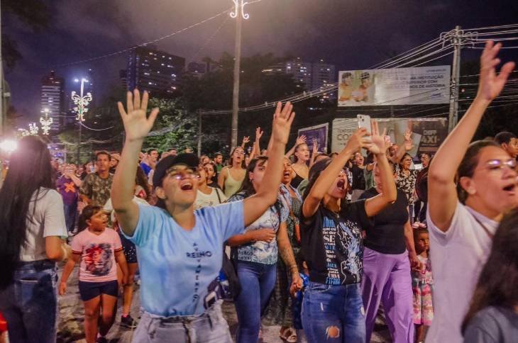 Evangélicos na Marcha para Jesus em João Pessoa 