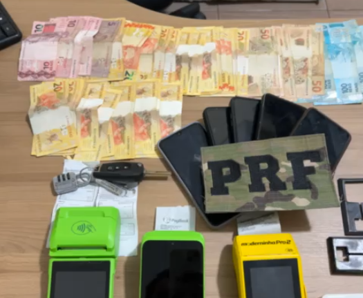 PRF apreende grupo por estelionato na Paraíba 