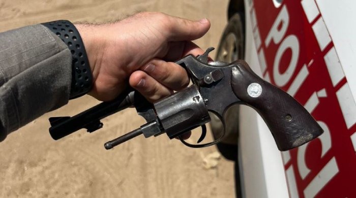 Arma de fogo apreendida em ação da Polícia Militar