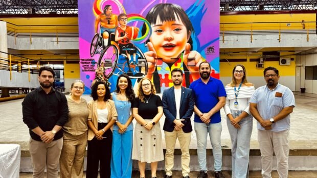 Visitade Michel Henrique à Fundação Centro Integrado de Apoio à Pessoa com Deficiência (FUNAD)