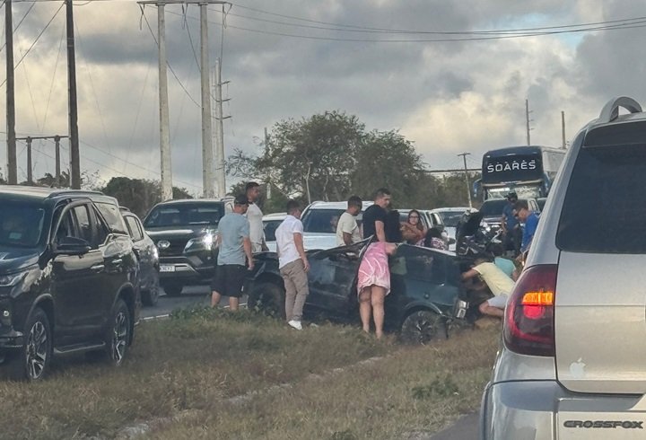 Acidente na BR 230 próximo a Santa Rita