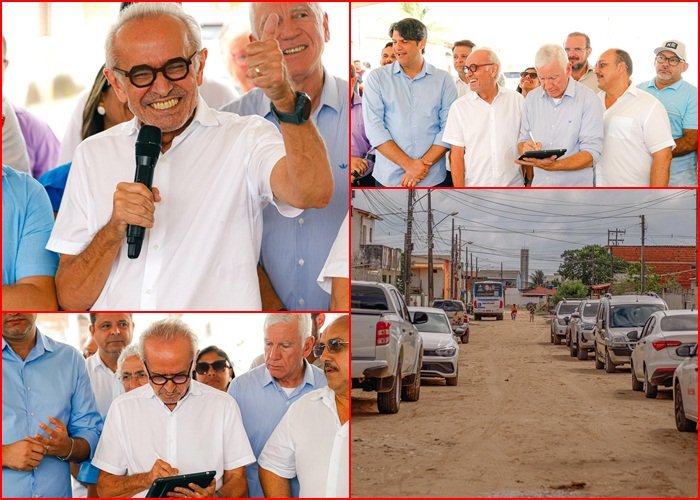 Obras em oito ruas de Gramame