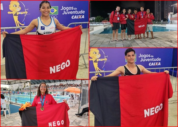 Primeiras medalhas de ouro nos Jogos da Juventude