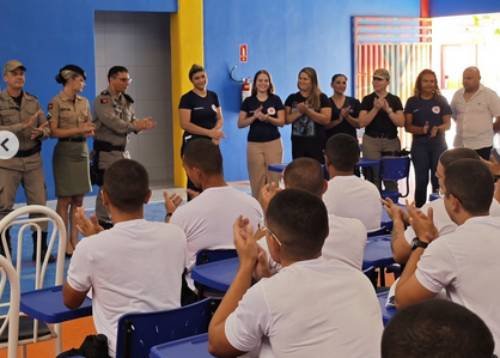 Palestra aos policiais do 14º BPM