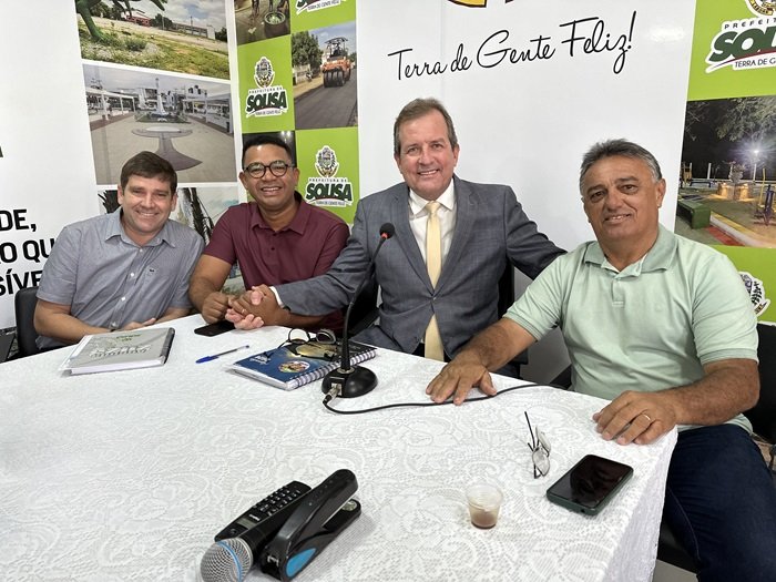 Coletiva de Imprensa realizada pelo prefeito de Sousa, Fábio Tyrone 