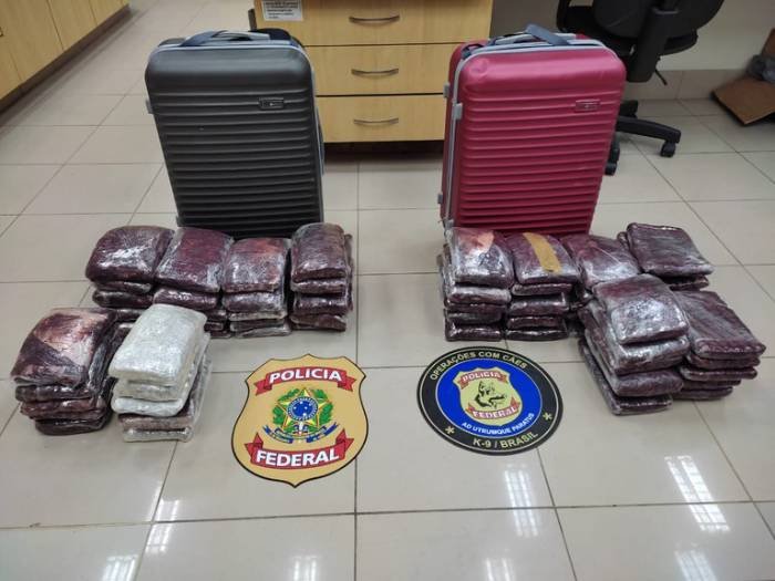 Prisão de homem com 33 quilos de maconha