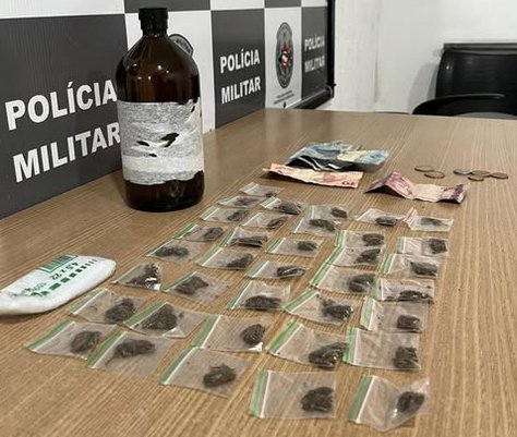 Prisão de indivíduo por tráfico de drogas em João Pessoa