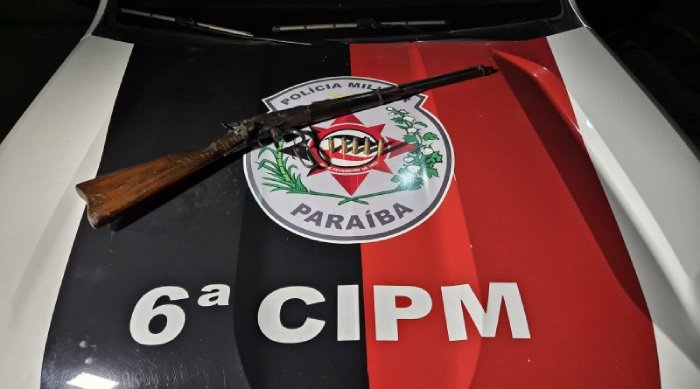 Apreensão de mais uma arma em Cabedelo