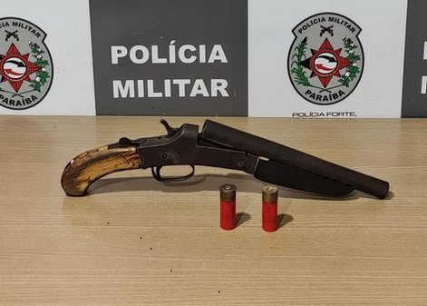 Arma de fogo apreendida em ação da Polícia Militar