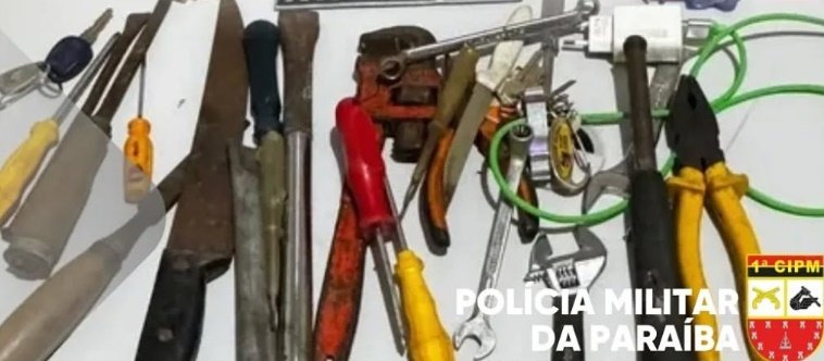 Materiais furtados, recuperados pela polícia militar em Pitimbu 